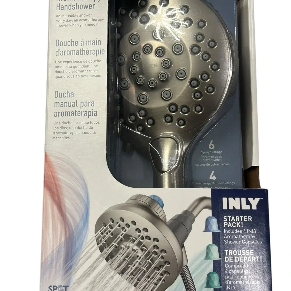 Moen IN208H2SRN‎ Aromatherapy Handshower Spot Resist Brushed Nickel NIB